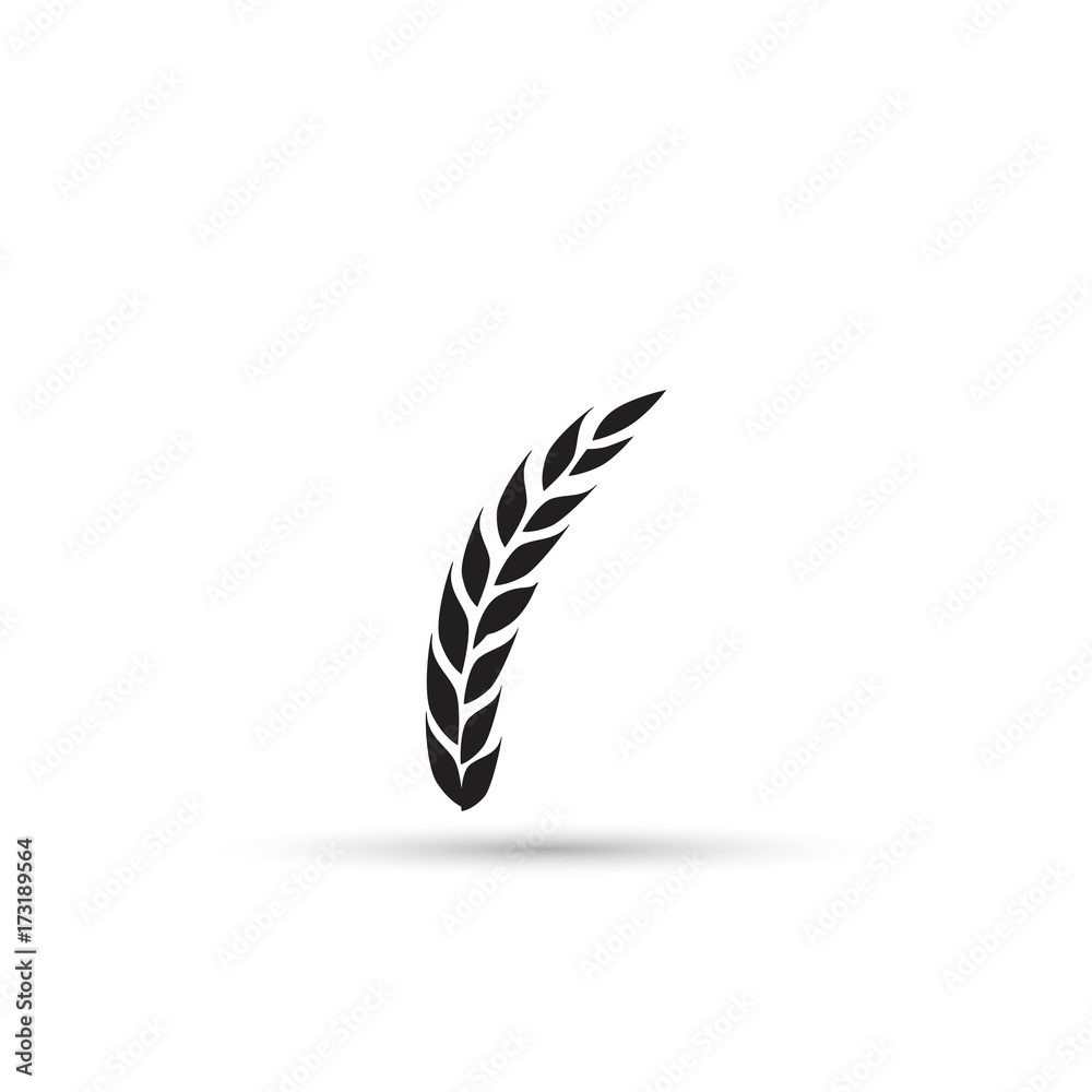 Fototapeta premium wheat icon