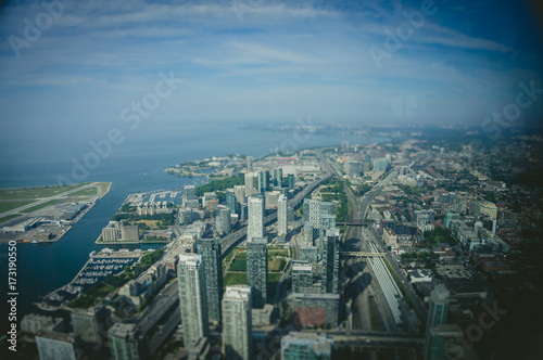 Toronto vue d en haut de la CN Tower