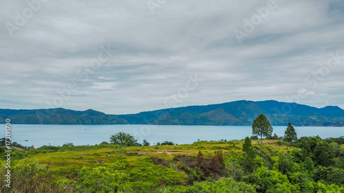 Tableau sur toile Lake toba, medan, Indonesia