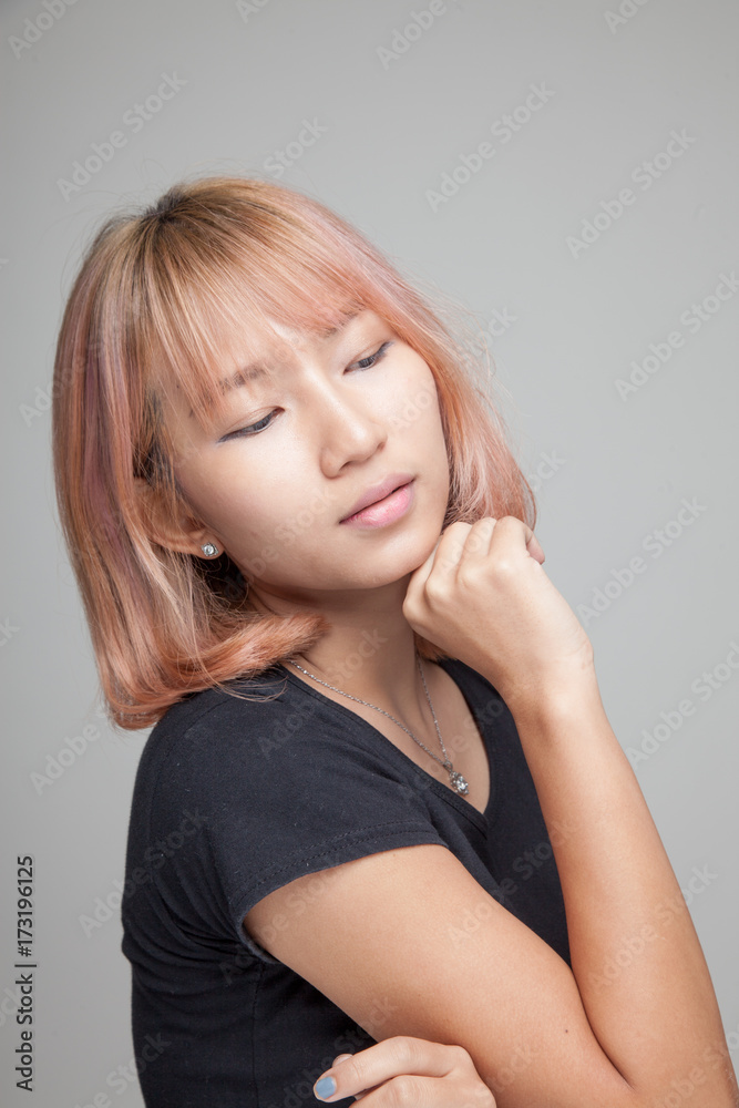 Beautiful young Asian woman