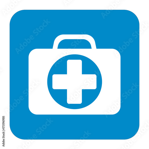 First Aid Kit Symbol and Medical Services Icon