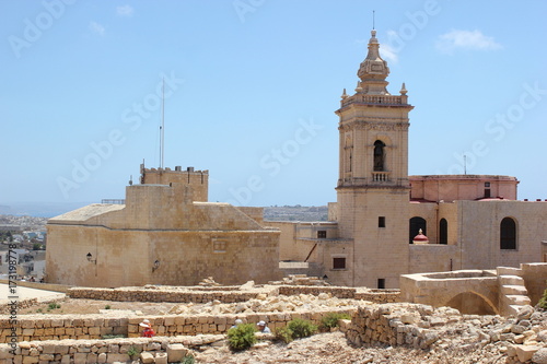 Festung: Die berühmte Zitadelle von Victoria Rabat auf der Insel Gozo (Malta)