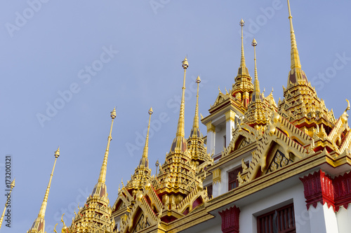 Loha Prasat on Ratchadamnern Road, Bangkok, Thailand photo