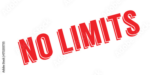 No Limits rubber stamp. Grunge design with dust scratches. Effects can be easily removed for a clean, crisp look. Color is easily changed.