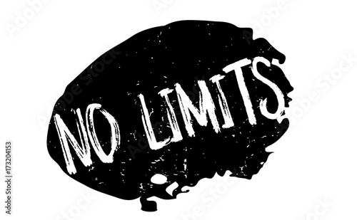 No Limits rubber stamp. Grunge design with dust scratches. Effects can be easily removed for a clean, crisp look. Color is easily changed.