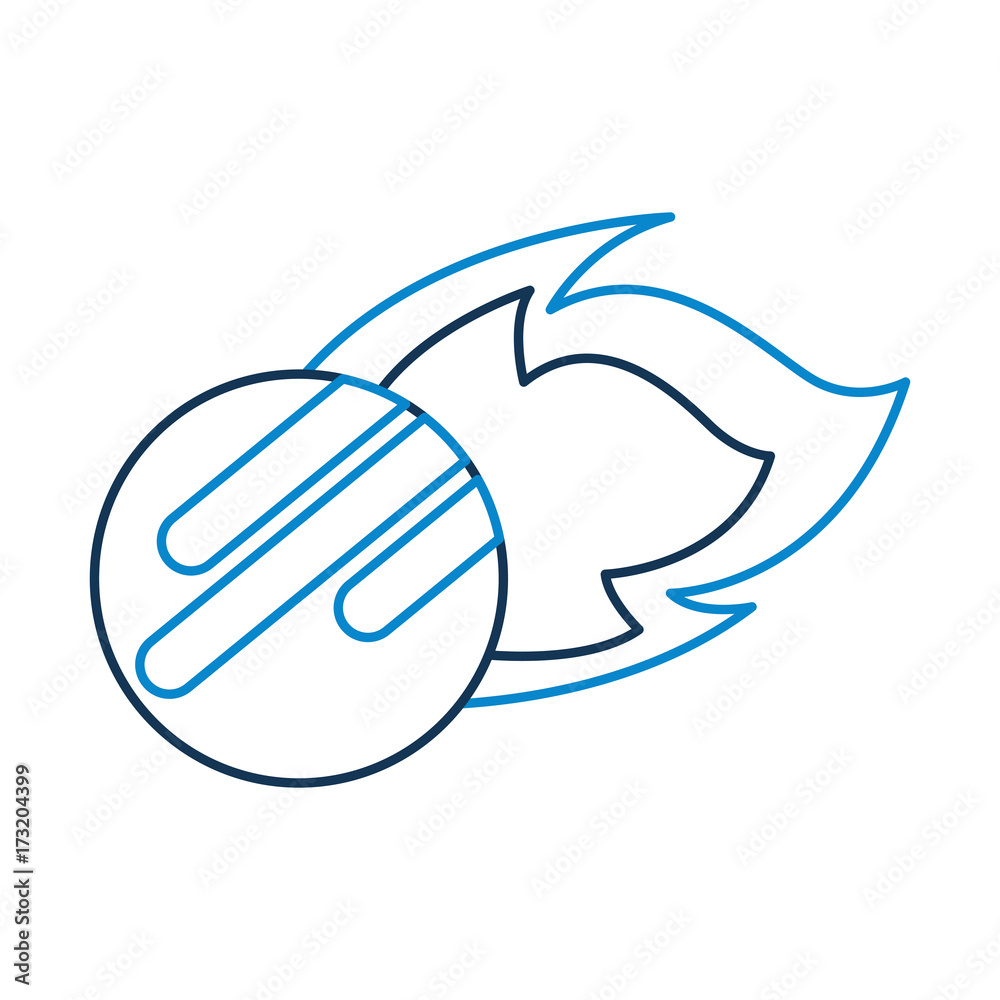 Fototapeta premium asteroid rock falling science meteorite nature