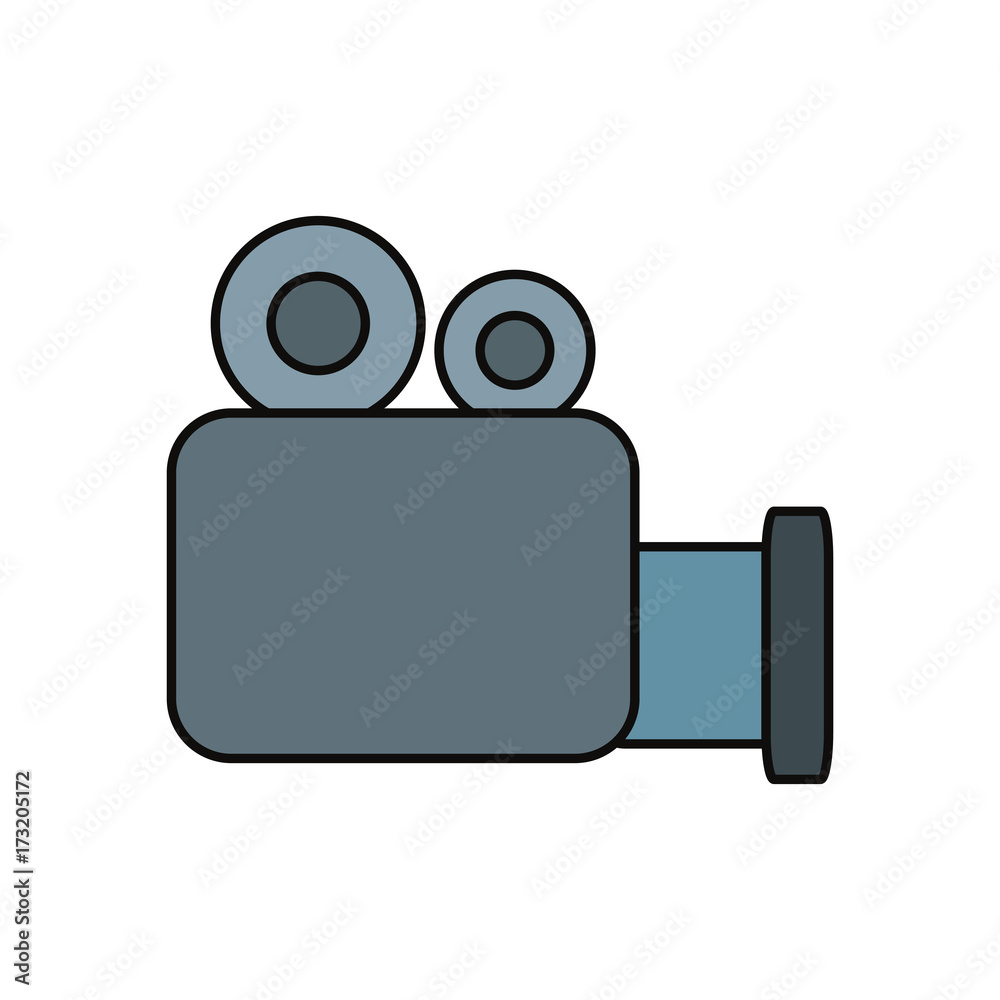 video camera icon over white background vector illustration video camera icon over white background vector illustration
