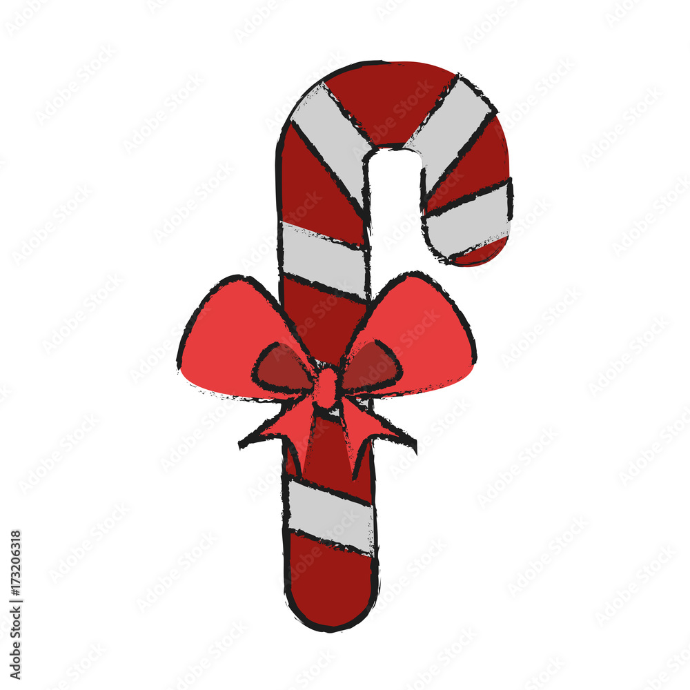 Christmas candy bar icon vector illustration graphic design Christmas candy bar icon vector illustration graphic design