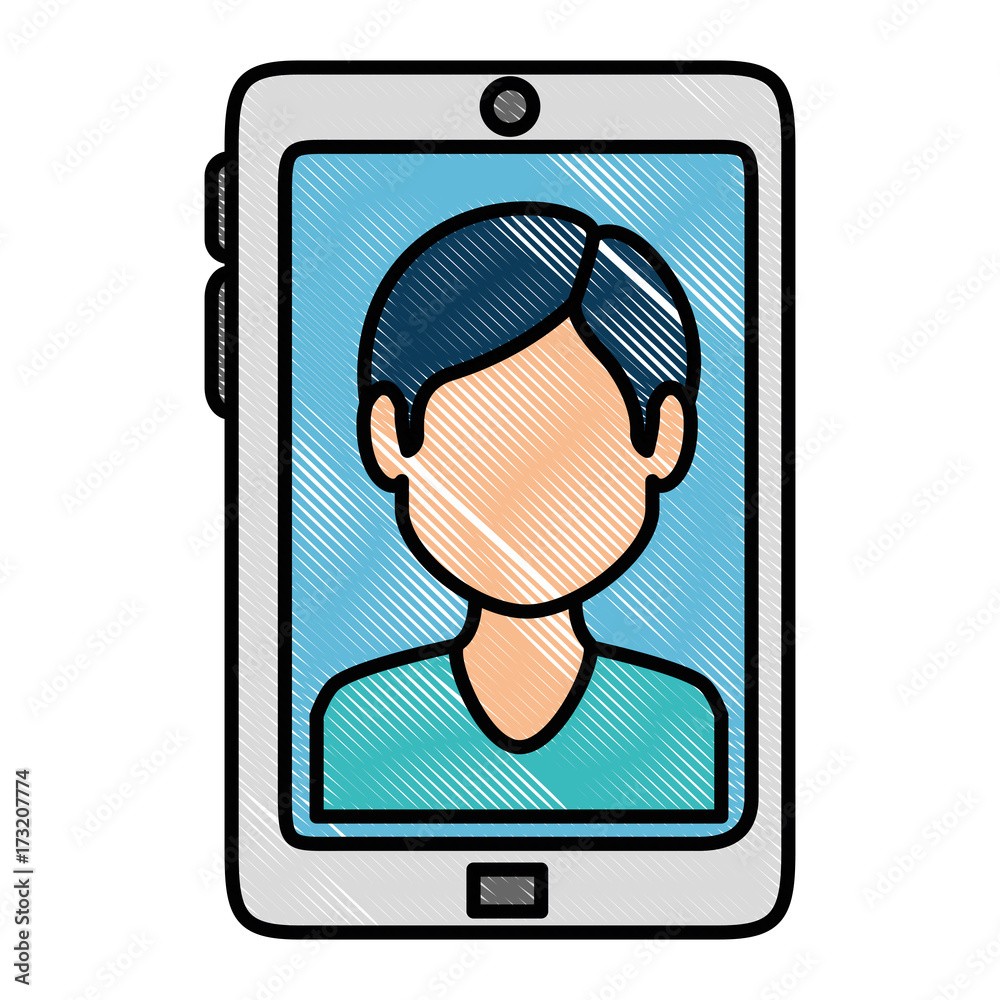smartphone device with contact picture smartphone device with contact picture