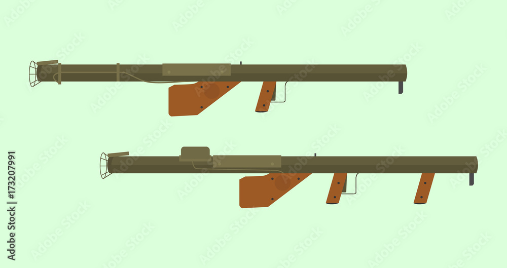 america usa united states ww2 anti tank weapon m1a1 and m1 type Stock
