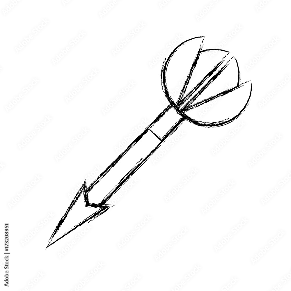 arrow icon over white background vector illustration arrow icon over white background vector illustration