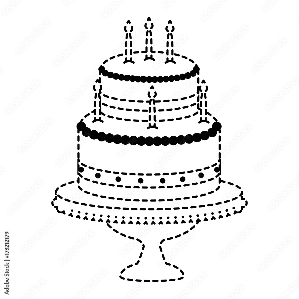 delicious cake with candle delicious cake with candle