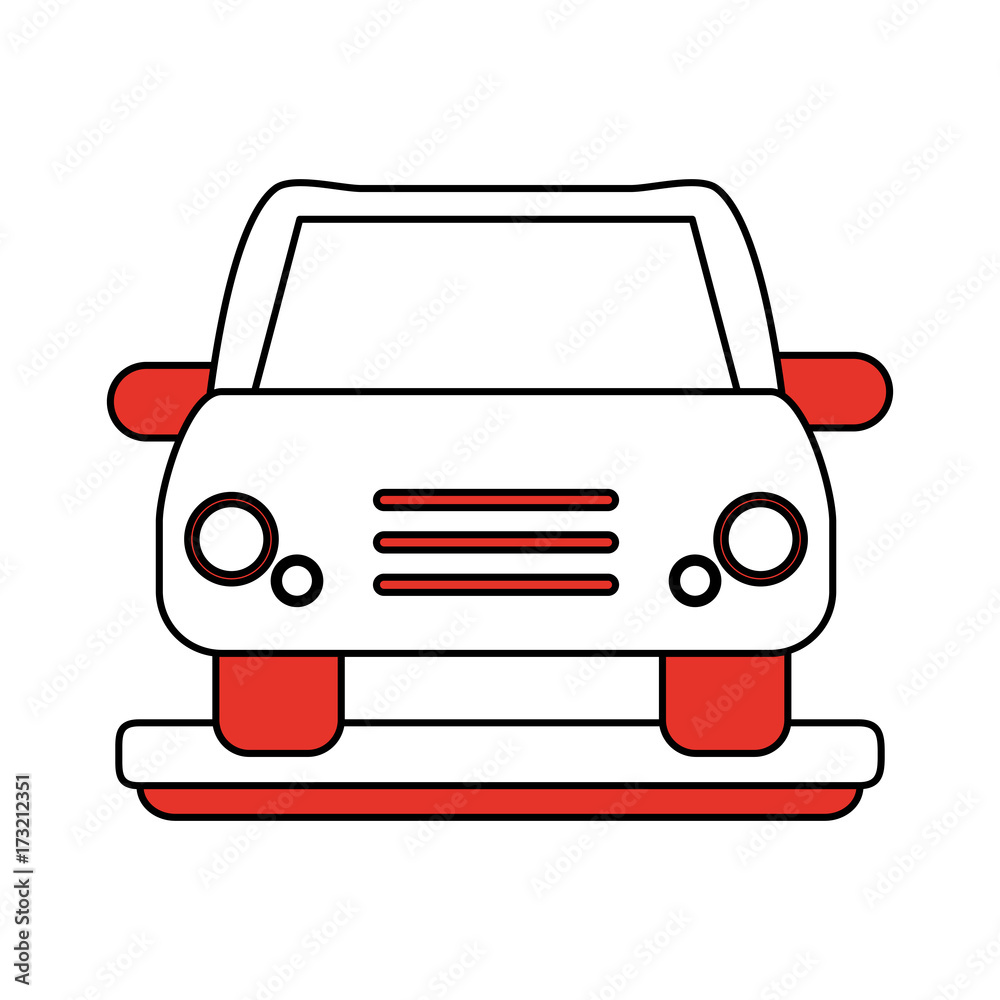 Car transport vehicle icon vector illustration graphic design