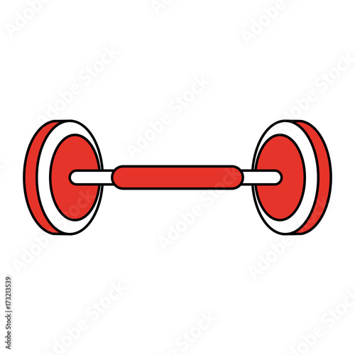 Iron gym weights icon vector illustration graphic design