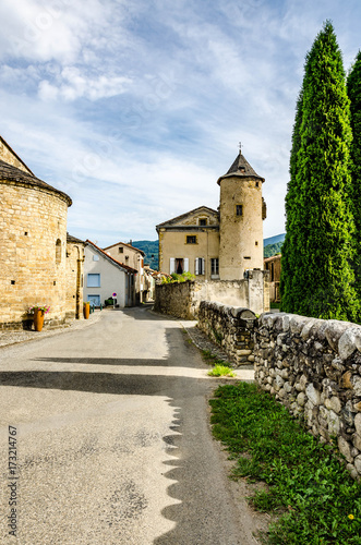 Road to a Village in France