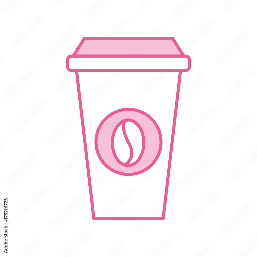 paper coffee cup disposable takeaway beverage vector illustration paper coffee cup disposable takeaway beverage vector illustration