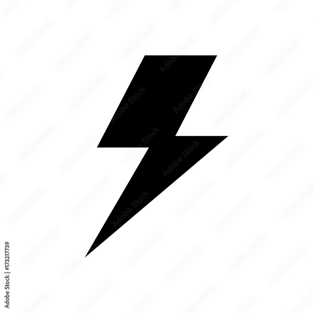 lightning bolt weather storm energy vector illustration lightning bolt weather storm energy vector illustration
