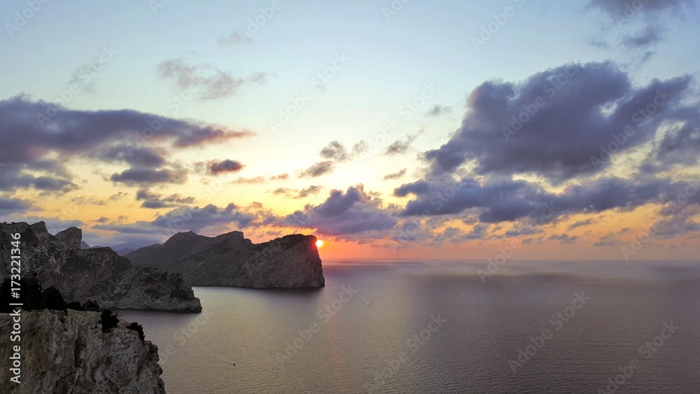 Obraz premium Sonnenuntergang auf Mallorca