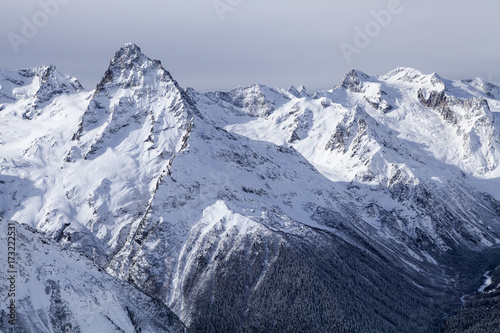 Mountain peak landscape