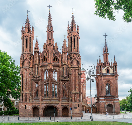 St. Anne's Church.Vilnius. Lithuania. 2016.06.11