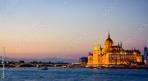 Parliament building in Budapest  Hungary