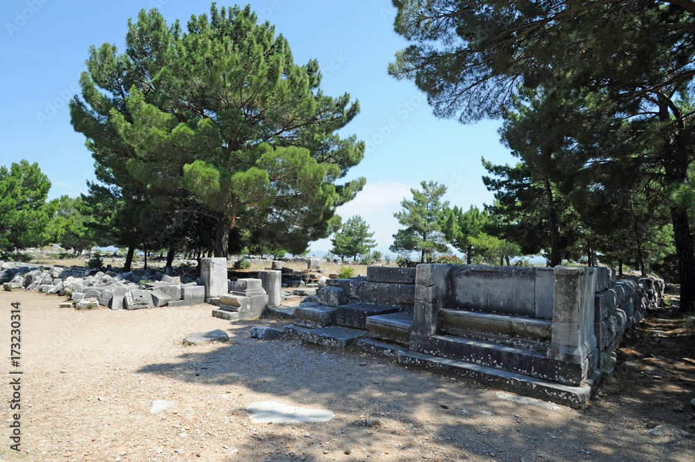 Agora de la cité de Priène en Anatolie