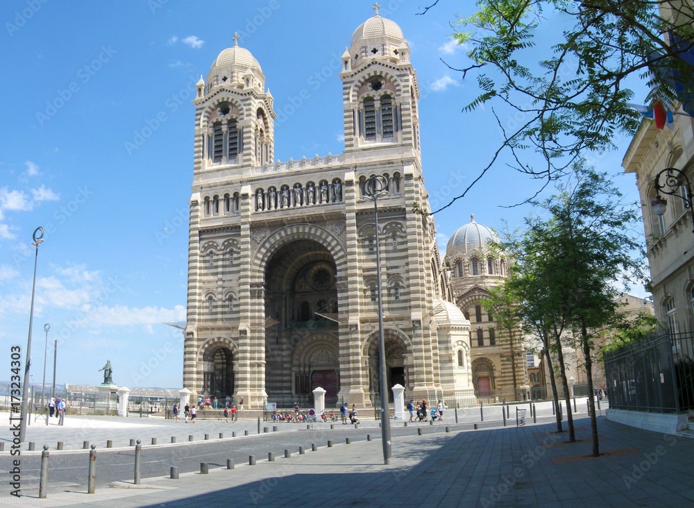 Marseille Cathedral is a landmark Roman Catholic cathedral in Marseille, France
