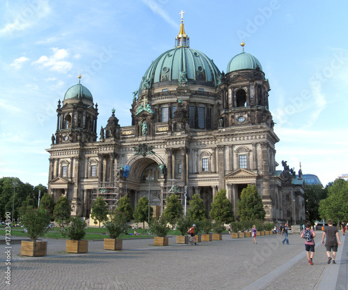 Berlin Cathedral is a landmark of the city.