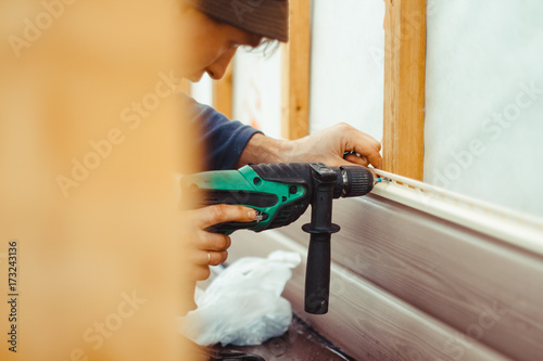 installation of siding