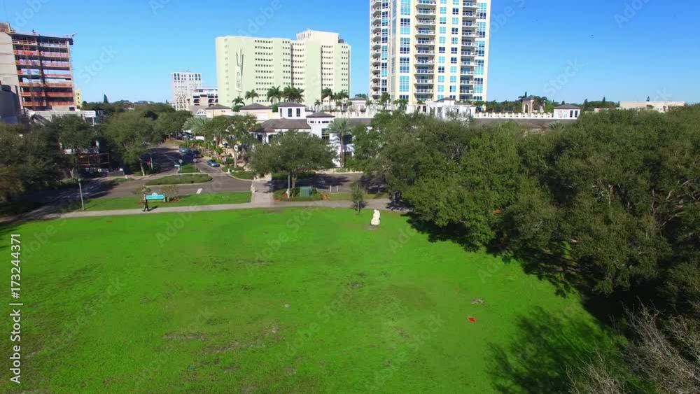 Aerial view of Saint Petersburg, Florida. Aerial view of Saint Petersburg, Florida.