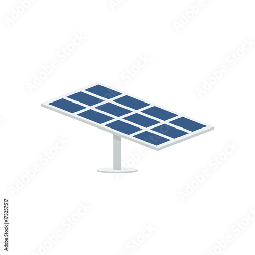 Solar panel vector isolated illustration