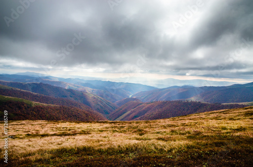 Autumn mountains in cloudly day © Olena Zn