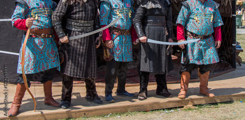 Photography Turkish horseman  ethnic clothes examples