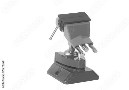 Metal table vise clamp