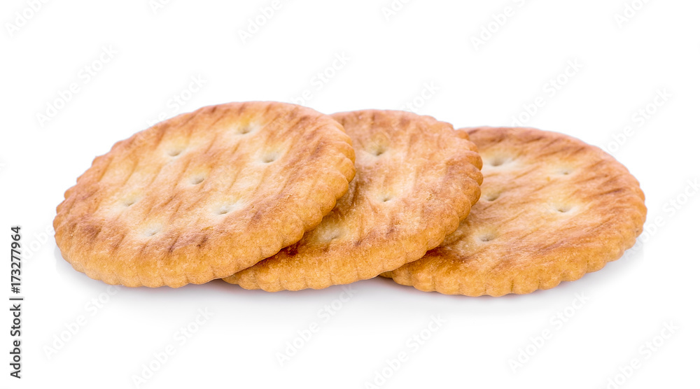Biscuits isolated on a white background Biscuits isolated on a white background