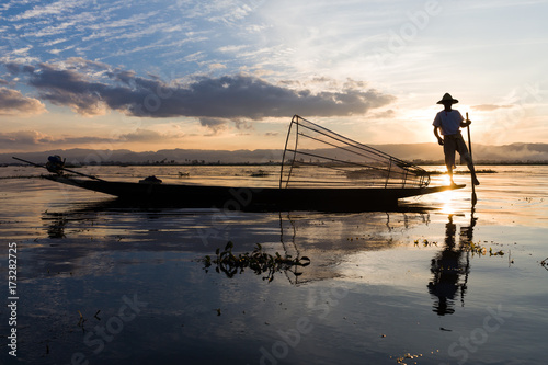 Einbein-Fischer am Inle-See, Myanmar © A. Zeitler