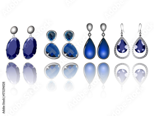Set of earrings