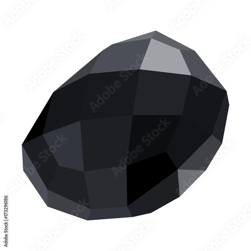 Isolated gemstone illustration
