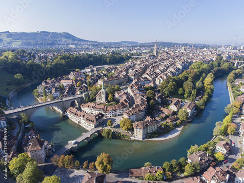 Luftaufnahme von der Berner Altstadt photo