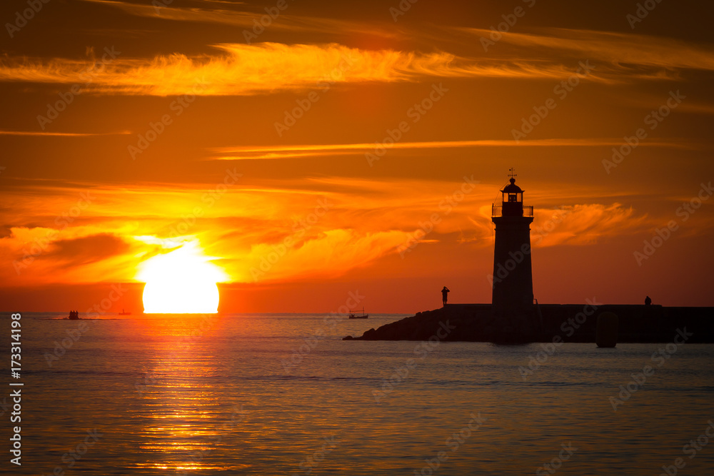 Lighthouse at Sunset, Andratx, Mallorca, Spain