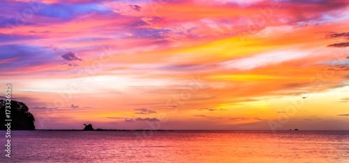 Tropical Costa Rican sunset © Dusseauphoto