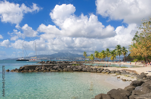 Anse Mitan - Fort-de-France - Martinique - Tropical island of Caribbean sea
