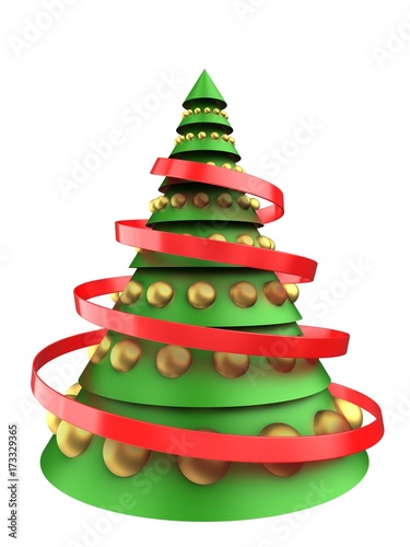 Wallpaper Mural 3d christmas tree Torontodigital.ca