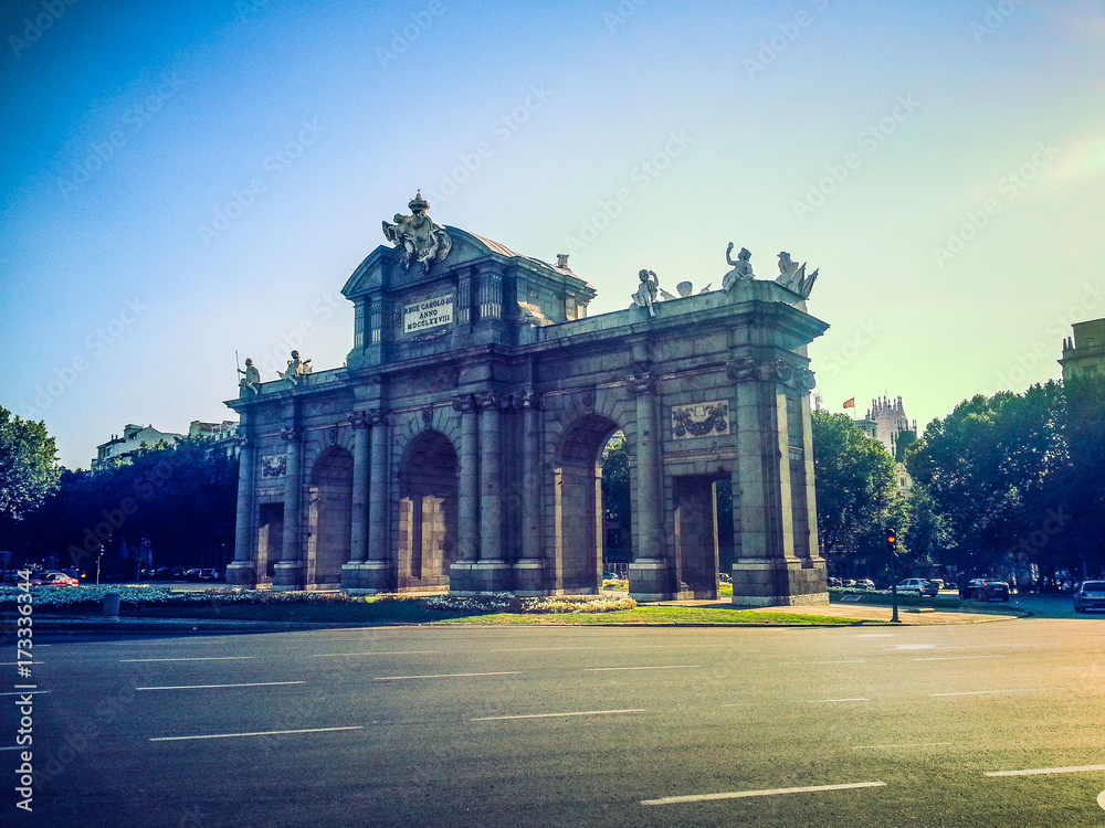 Obraz premium Visiting Madrid in Spain