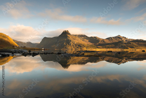 Lofoten fjord, Norway