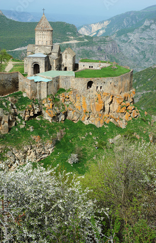 View on the ancient Tatev monastery, Armenia