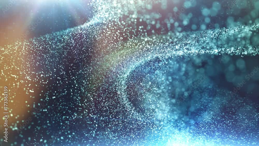Seamless looping dimensional particle field, with dynamic lighting. 30 seconds long and loops. Check out our portfolio for similar backgrounds and much more!