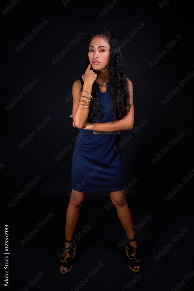 Beautiful woman posing - standing Beautiful woman posing - standing