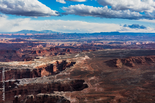 Canyonlands National Park Island in the Sky Trail Hike Landscape