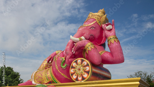 The largest Ganesh in the world is located at Wat Saman Rattanar